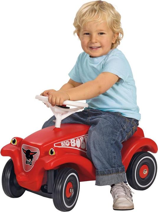 Produktbild BIG Bobby-Car mit Flüsterreifen und roten Schuhschützern