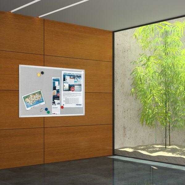 Actual product image Franken Pinboard Pin'n'Mag X-tra, textile, 3 board sizes, also magnetic (Blackboard, 4.5 x 79 x 131 cm)