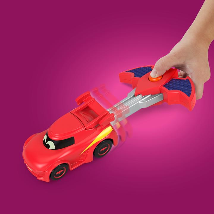 Actual product image Fisher-Price Batwheels Key Car Racer Redbird