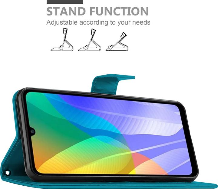 Image du produit Cadorabo Couverture du livre de fleurs (Huawei Y6p)