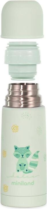Actual product image Miniland Stainless steel insulated flask Silky Thermos
