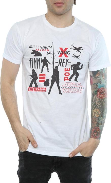 Produktbild Star Wars The Last Jedi Rebellion Silhouettes TShirt (XXL)