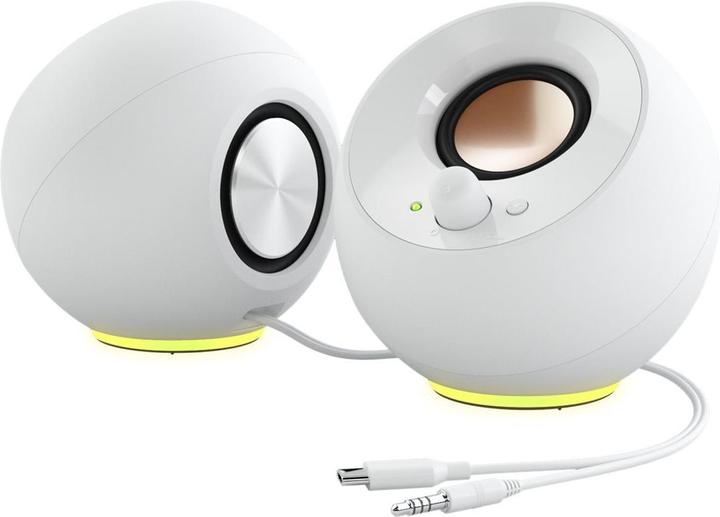 Produktbild Creative Lautsprecher Pebble SE RGB Stereo, weiss