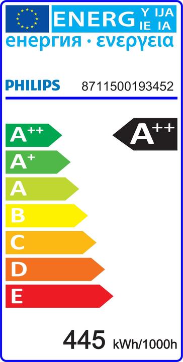Energy Label Philips Discharge lamp (E40, 408 W, 55400 lm, 1 x, E)