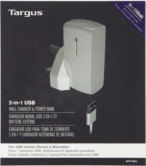 Actual product image Targus Apd752eu (2100 mAh)