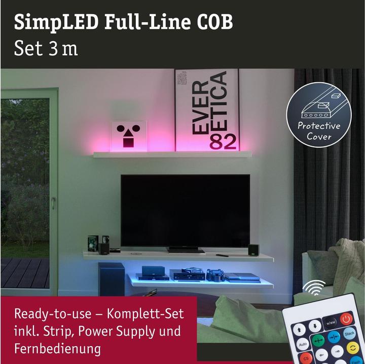 Immagine prodotto Paulmann Apparecchi SimpLED COB (RGB, 300 cm, Interno)