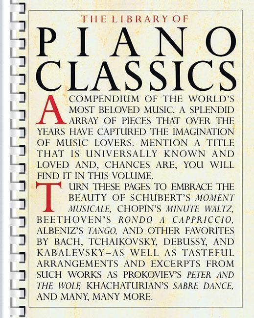 Produktbild The Library Of Piano Classics (Englisch, Hal Leonard Publishing Corporation, 1989)