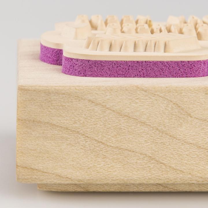 Produktbild Heyda Stempel Einladung 10x1cm 211800340 Holz matt
