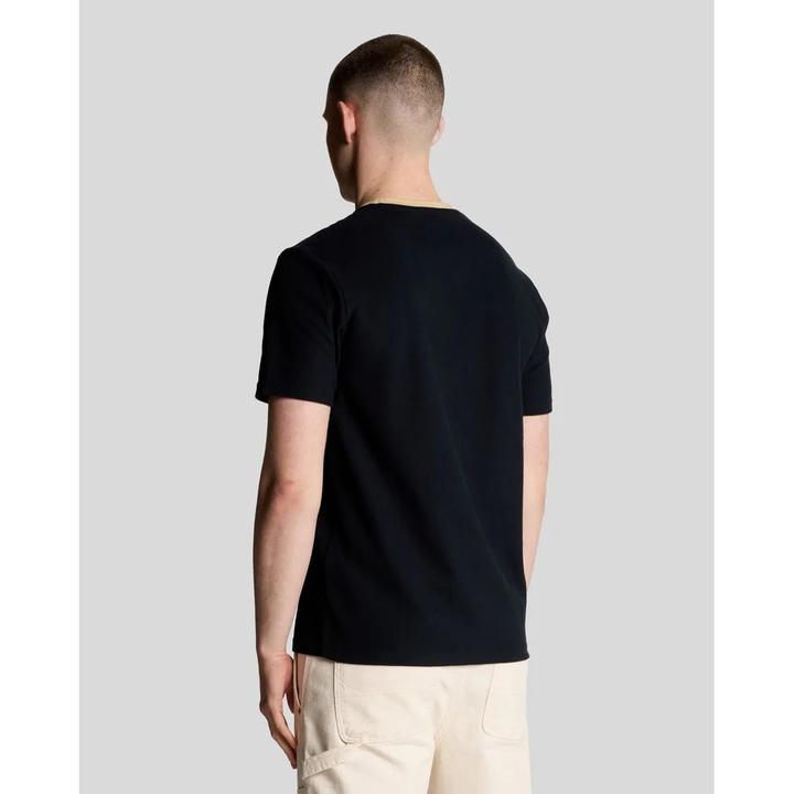 Produktbild Lyle and Scott T-Shirt mit kontrastierendem Kragen (S)