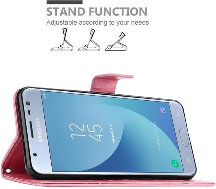 Image du produit Cadorabo Couverture du livre de fleurs (Samsung Galaxy J3 2017 (version US))