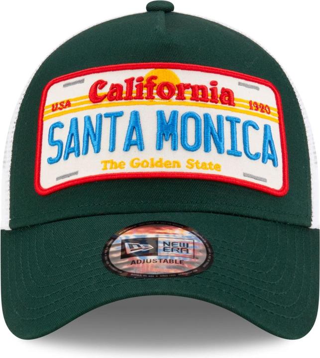 Produktbild New Era Adjustable A-Frame Trucker Cap - SANTA MONICA green