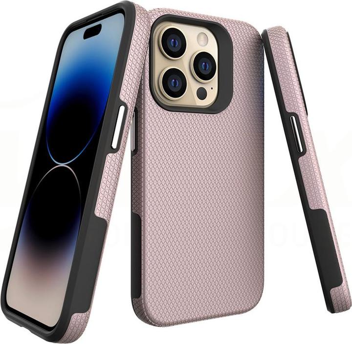 Actual product image Vmax Traingle Case for Samsung Galaxy S24 Plus rose gold (Samsung Galaxy S24+)
