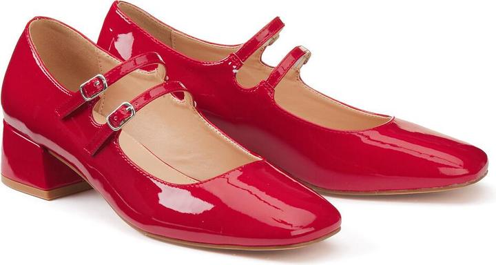 Actual product image La Redoute Collections Strappy ballerinas with a small heel (40)