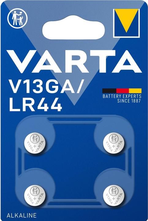 Produktbild Varta V13GA (4 Stk., LR44, 130 mAh)
