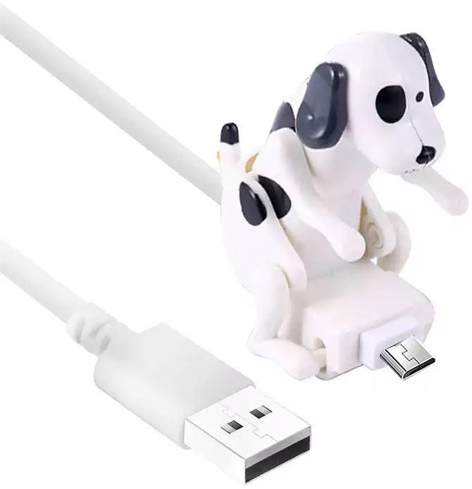Produktbild PhoneLook Ladekabel (1 m) USB-C auf USB-A Rammelnder Hund (1 m)