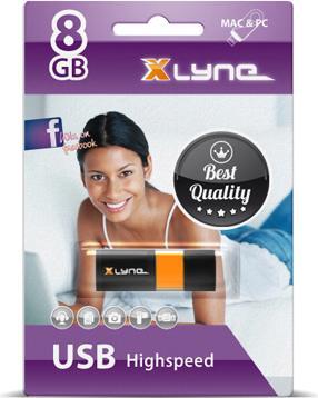Actual product image Xlyne wave (8 GB, USB-A, USB 2.0)