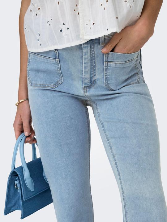 Produktbild Only ONLWAUW Hohe Taille Ausgestellt Jeans Flared fit jeans (32)