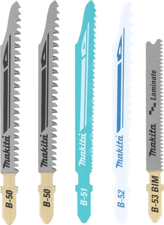 Immagine prodotto Makita DJV 184 RF1J Seghetto alternativo a batteria 18 V Brushless + 1x batteria 3.0 Ah + caricatore + 5