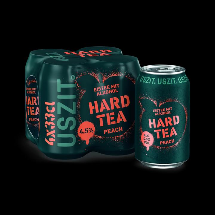 Produktbild Uszit Hard Tea Peach (4 x 33 cl)