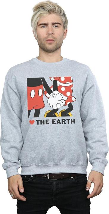 Produktbild Disney Mickey Mouse Heart The Earth Sweatshirt (L)