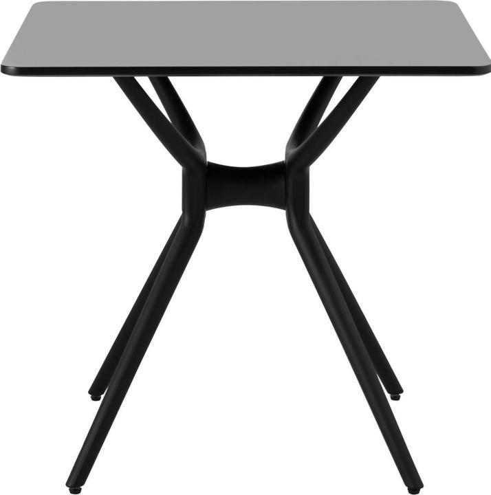 Produktbild Fromm & Starck Tisch Esstisch Küchentisch Beistelltisch MDF-Platte schwarz 80x80 cm Höhe: 75 cm (80 x 80 cm)