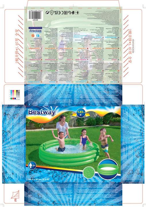 Actual product image Bestway Pool 183x33cm 3ring PVC