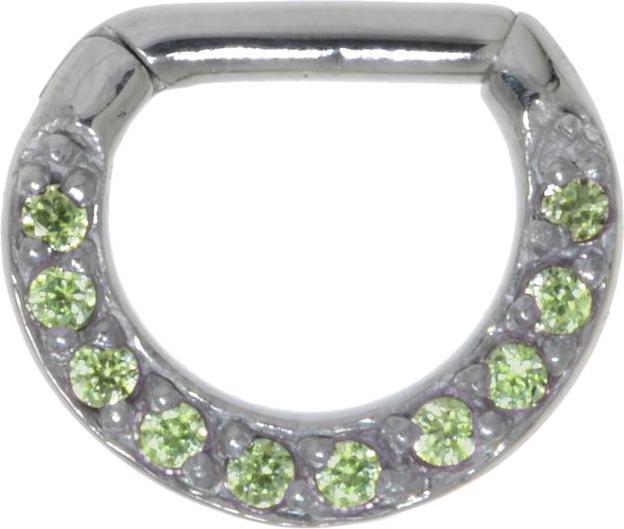 Bijouteria Septumpiercing (Chirurgenstahl 316L, Zirkonia)