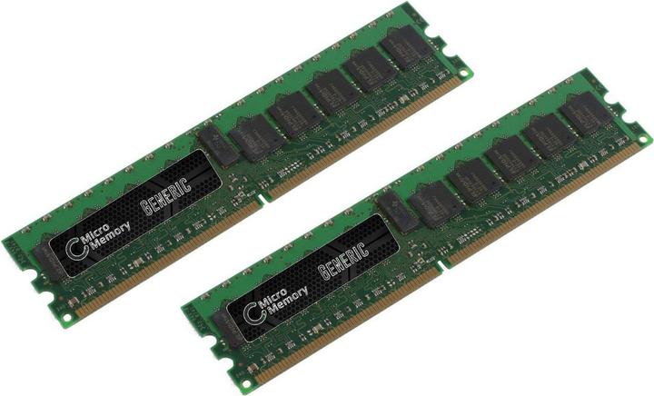 Productafbeelding CoreParts PC5300 DDR667 ECC/REG geheugenmodule DDR (2 x 2GB)