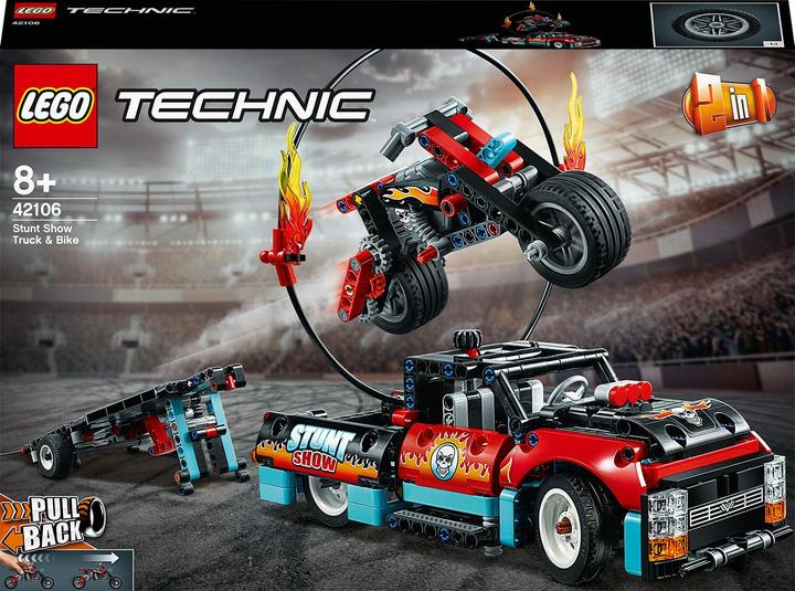 Produktbild LEGO Stunt-Show mit Truck und Motorrad (42106, LEGO Technic)