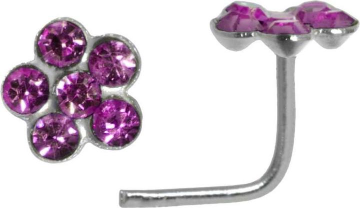 Bijouteria Nasenpiercing (Kristall, Silber 925)