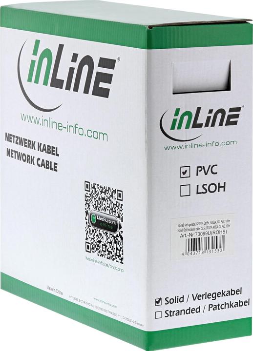 Actual product image InLine Network cable (SF/UTP, CAT5e, 50 m)