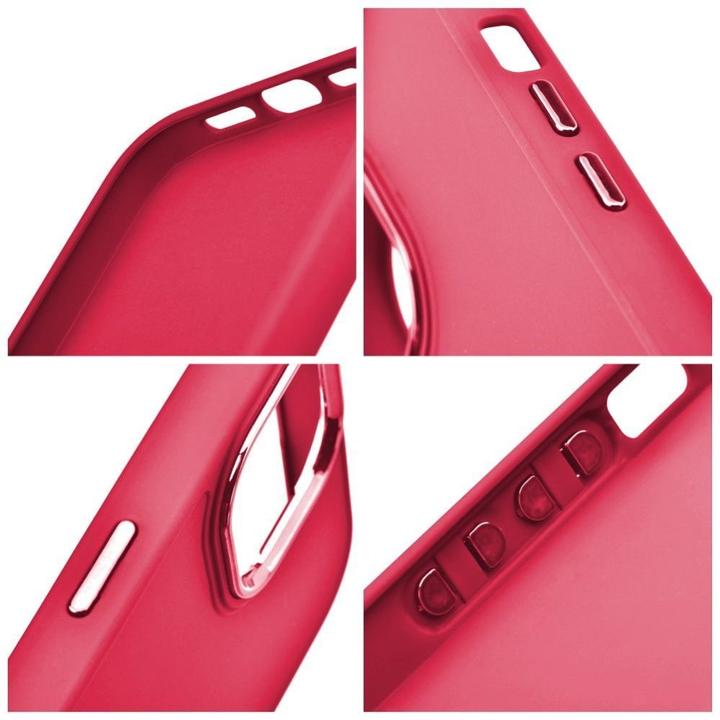 Image du produit OEM Back panel cover FRAME Case for IPHONE 12 / 12 Pro magenta (Apple iPhone 12, Realme 12 Pro+)