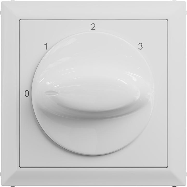 Legrand SEANO cover for 3-step switch with zero position (0, 1, 2, 3), three different operating modes