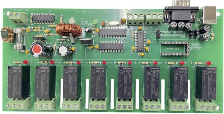 Image du produit Conrad Components Carte relais octuple 230 V/AC 16 A