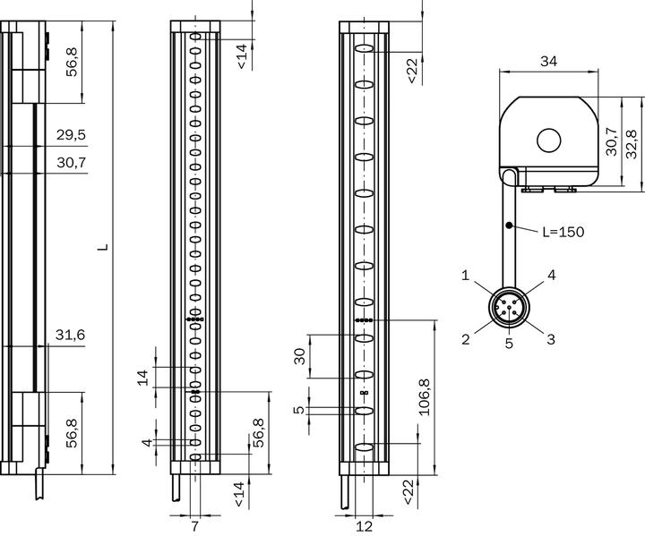 Immagine prodotto Sick C4C-EA09030A10000 TENDA LUMINOSA RACCOMANDATA.