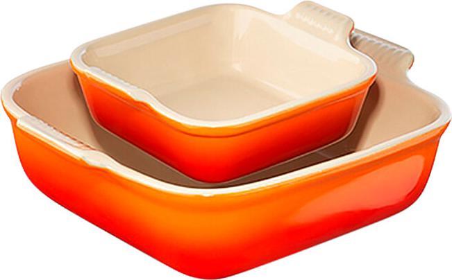 Immagine prodotto Le Creuset Set di 2 casseruole Tradition da 13/20 cm rosso forno