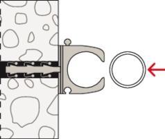 Actual product image Fischer Tube clip