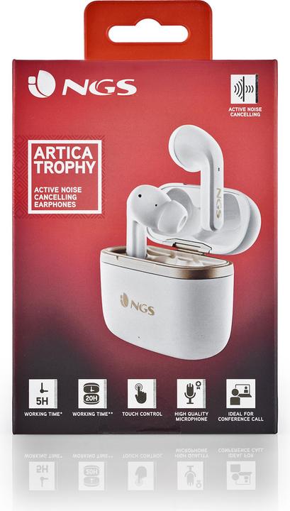 Actual product image NGS Artica trophy white (5 h, Wireless)