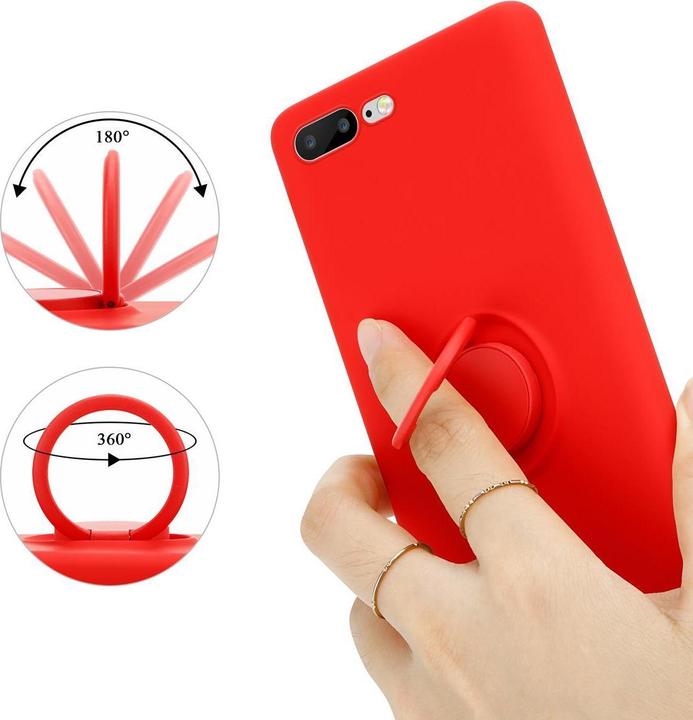 Image du produit Cadorabo TPU Liquid Ring Silicone Case Cover (Apple iPhone 7 Plus, Apple iPhone 7s Plus)