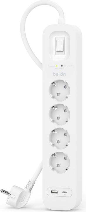 Immagine prodotto Belkin Protezione contro le sovratensioni Surgemaster (4 x, 2 m)