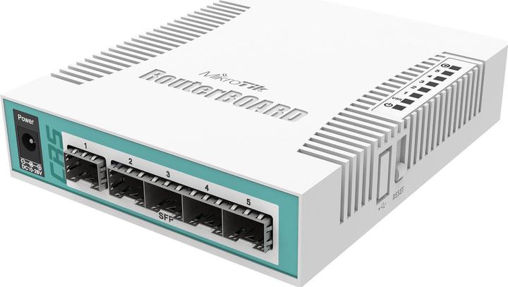 Actual product image MikroTik RouterBOARD Cloud Router Switch CRS106-1C-5S (6 Ports)