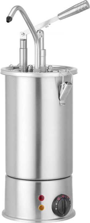 Hendi -Liter-Edelstahl-Saucenwärmer mit Spender, V/W,(H)mm