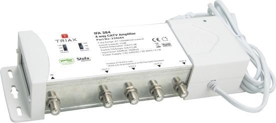 Image du produit Triax Amplificateur IFA 384, 4 sorties, YouSee Ready et Stofa Approved (Amplificateur)