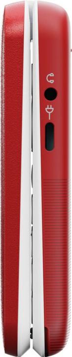 Image du produit Doro Leva L30, Clapet, SIM unique, 7,11 cm (2.8"), 2 MP, 1150 mAh, Rouge, Blanc (2.80", 2 Mpx, 4G)