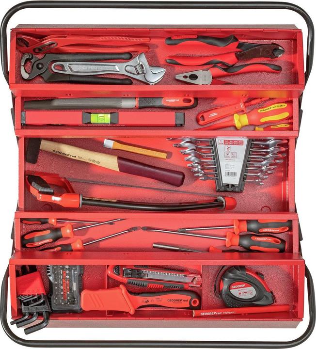 Produktbild Gedore Red red R21600072 Werkzeugsatz BASIS in Wkzeugkasten 72-teilig (72 Teile)