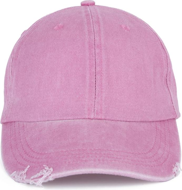 K-up Vintage Baseballcap mit angeblichem Riss-Effekt (One Size)