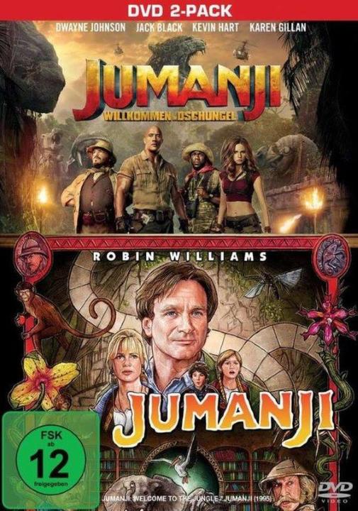 Produktbild Sony Jumanji / Jumanji: Willkommen im Dschungel (DVD, Deutsch)