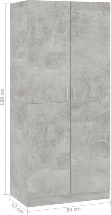 Actual product image VidaXL Erminio (80 x 52 x 180 cm)