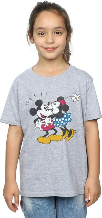 Immagine prodotto Disney Mickey Mouse Mickey And Minnie Kiss Maglietta Ragazze (140, 146)