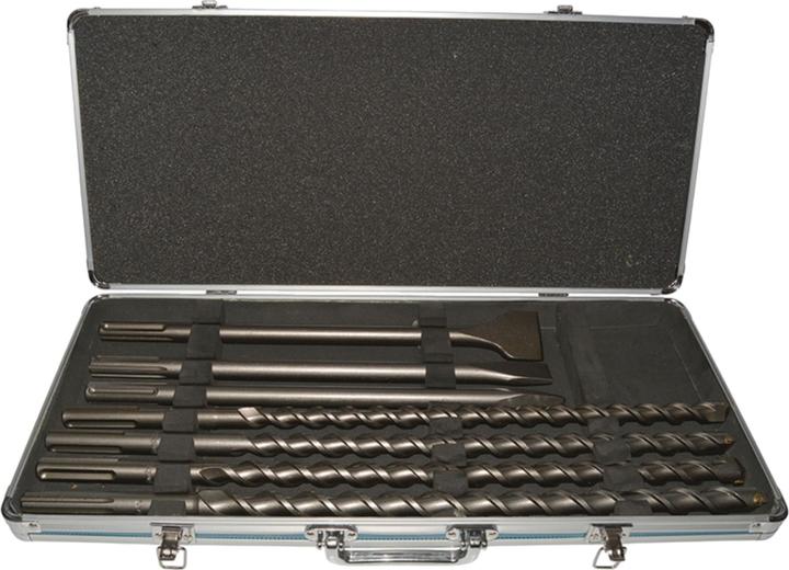 Productafbeelding Makita HR 4511 C Kombihammer 1350 Watt SDS Max 9,4 J + 7 tlg. Bohrer und Meissel Set (Elektrische stroom)